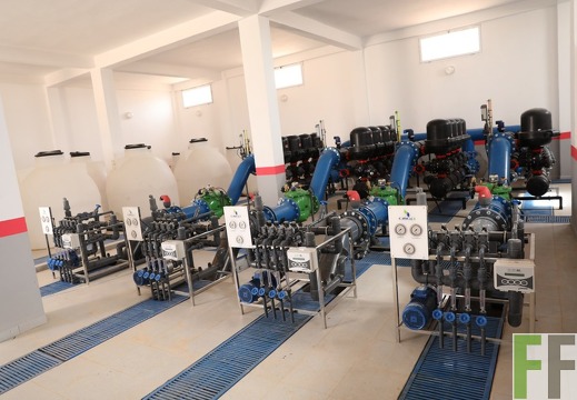 Wasserpumpen an der Wasseranlage